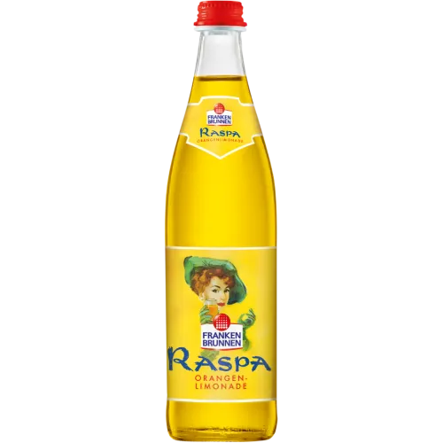 Produkt Frankenbrunnen Orange Raspa Glas Foto