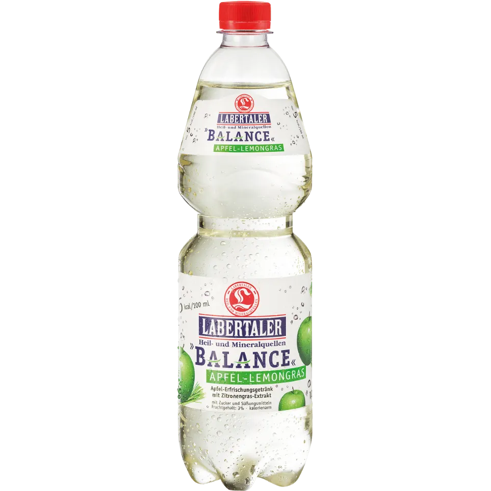 Labertaler Mineralwasser Plus - Balance Apfel-Lemongras